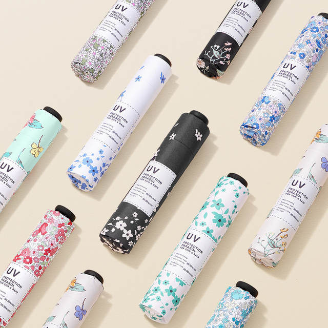 Carbon Folding Umbrella for Rain Sun 130g