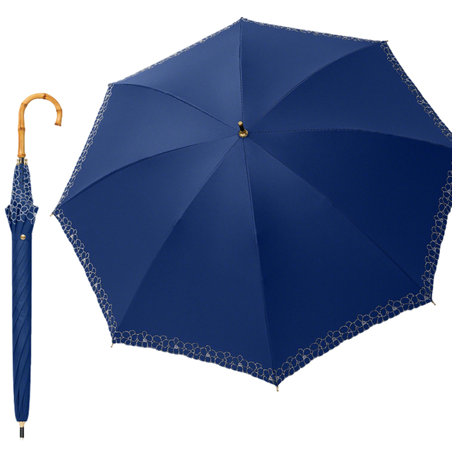 Parasol Long Umbrella - Bamboo Handle