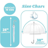 Kids Clear Bubble Umbrella with Dome Canopy, Lightweight Design, Wind and Rain Protection Umbrella