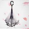 Reverse Double-Layer Transparent Umbrella - Hands-Free Long Handle for Men & Women