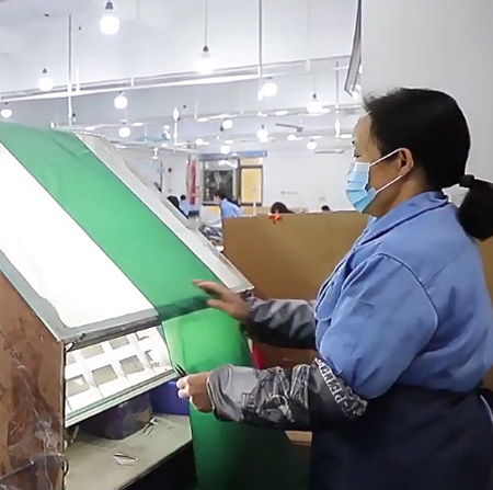 Rew material inspecting