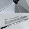 Titanium Silver PU Coated Windproof Golf Umbrella - 62