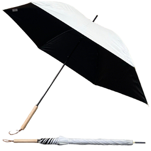 UV-Blocking Golf Umbrella with Wood Handle 