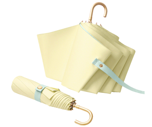 Folding Umbrella With Aluminum Handle