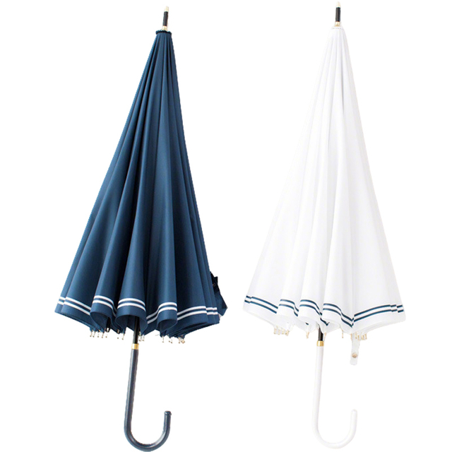 Wind-Resistant Umbrella Windproof Straight Umbrella with for Rain 