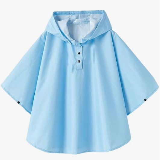Kids Raincoat - Waterproof Lightweight Poncho Long Lasting Eco-friendly Material