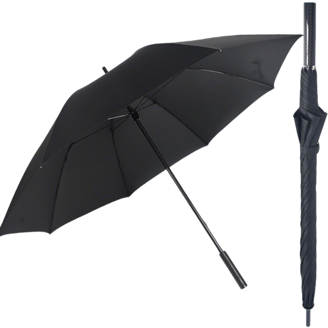Super Light Carbon Windproof Straight Umbrella 70CM 290g