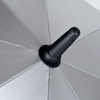 Premium Golf Umbrella - Titanium Silver & Blackout Dual-Layer UV Protection, Extra-Large Windproof Design for Business