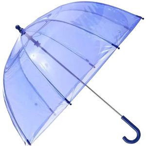 Kids Clear Bubble Umbrella with Dome Canopy, Lightweight Design, Wind and Rain Protection Umbrella