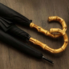 Bamboo Handle Umbrella Super Water-repellent Long Umbrella 70CM