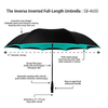  Reverse Folding Self-Standing Windproof Umbrella, Double-Layer Lightweight Travel Umbrella for Men & Women