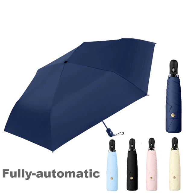 Fully-automatic Folding Umbrella - for Both Sun and Rain
