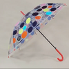 Clear Flower Umbrella Automatic Opened Transparent Windproof Ladies Elegant Rain Umbrella for Wedding Party