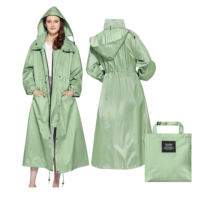 Waterproof Rain Jacket - Ultra-Lightweight & Breathable Windproof Coat for Women