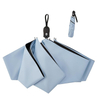 Shape Memory Folding Umbrella Holds in 3 Seconds UPF50+ 100% Blackout 100% Light Blocking