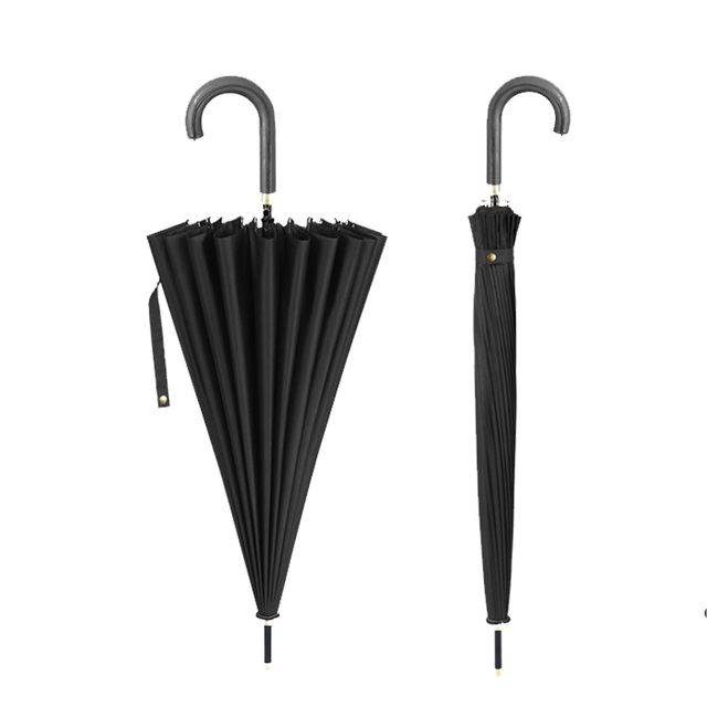 Windproof Umbrella Water Repellent Stick Umbrella 24 Bones 