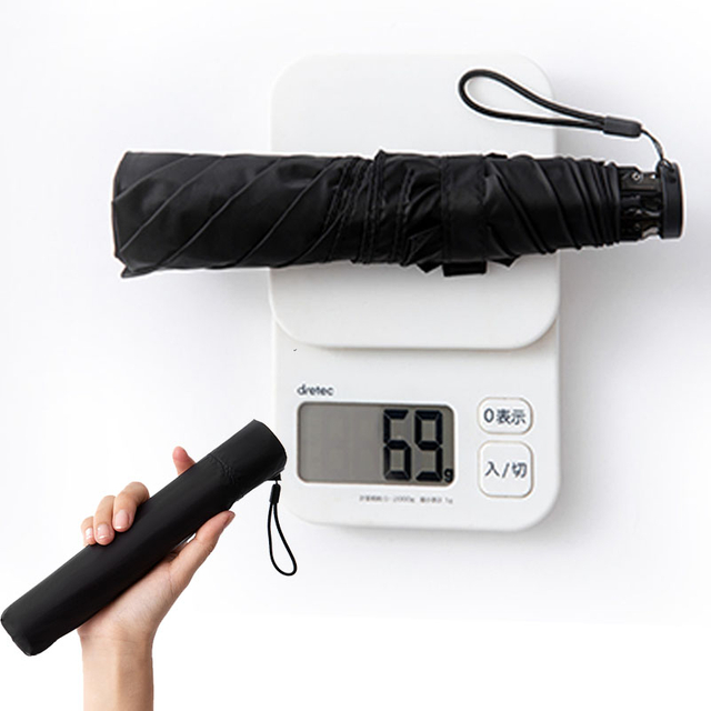 Super Ultra-light Flat Folding Umbrella 69g