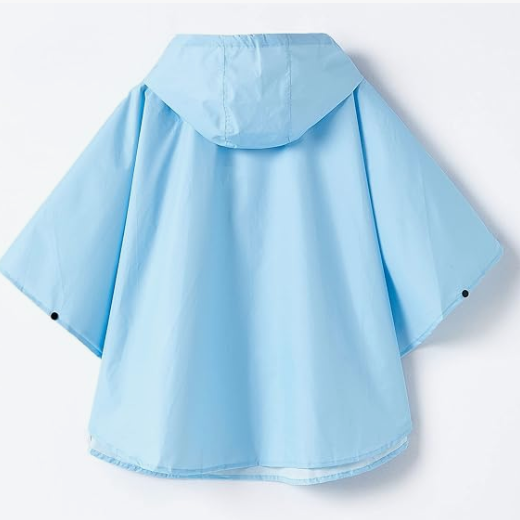 Kids Raincoat - Waterproof Lightweight Poncho Long Lasting Eco-friendly Material