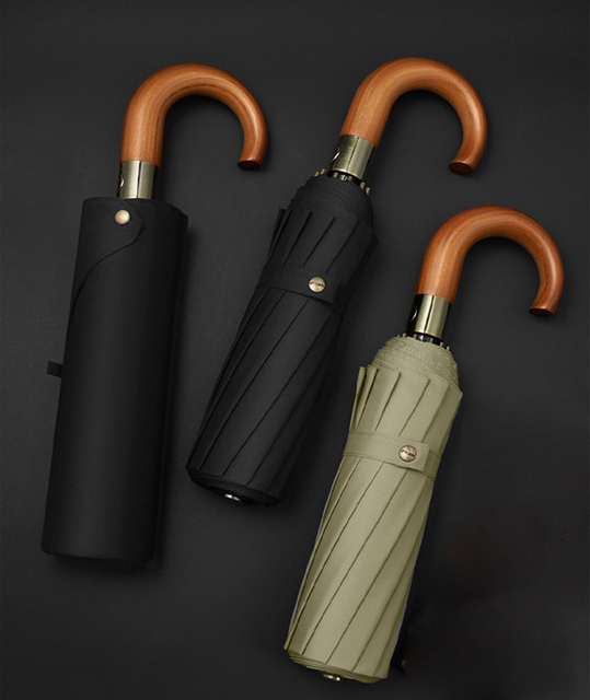 Super Water Repellent Automatic Folding Umbrella for Men 68CM