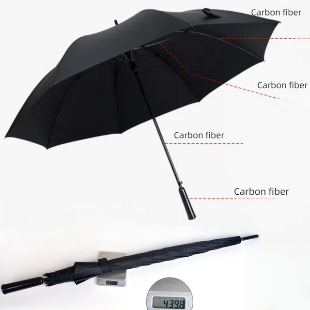 Carbon Fiber Golf Umbrella – Lightweight, Durable & Stylish Gift for Professionals